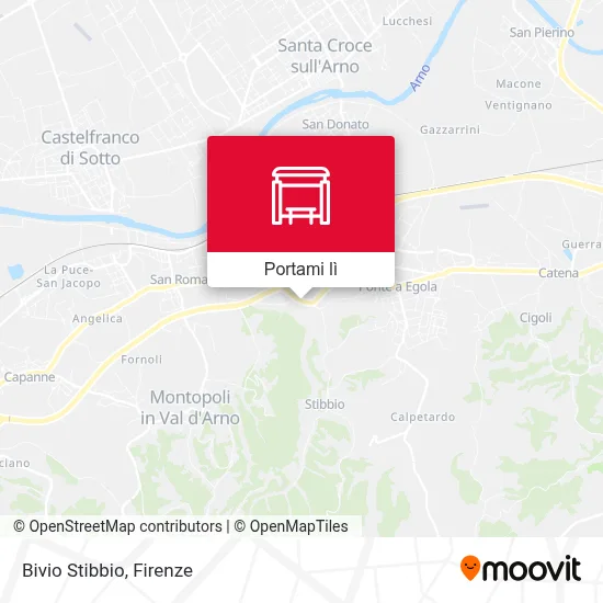 Mappa Bivio Stibbio