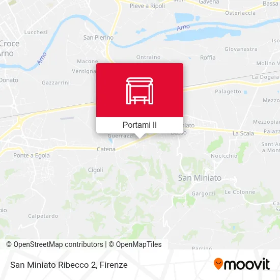 Mappa San Miniato Ribecco 2