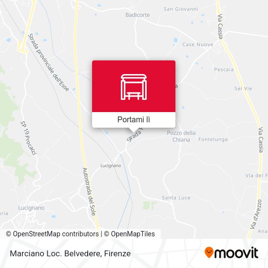 Mappa Marciano Loc. Belvedere