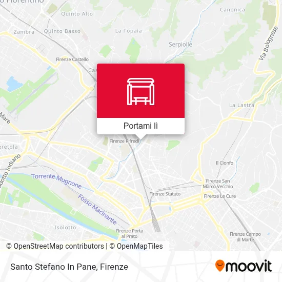 Mappa Santo Stefano In Pane