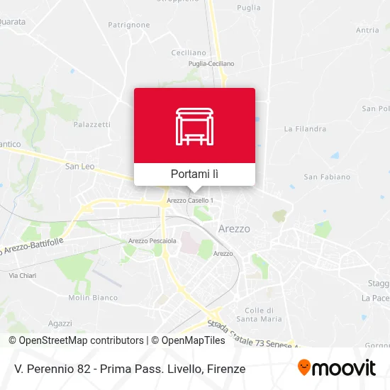 Mappa V. Perennio 82 - Prima Pass. Livello