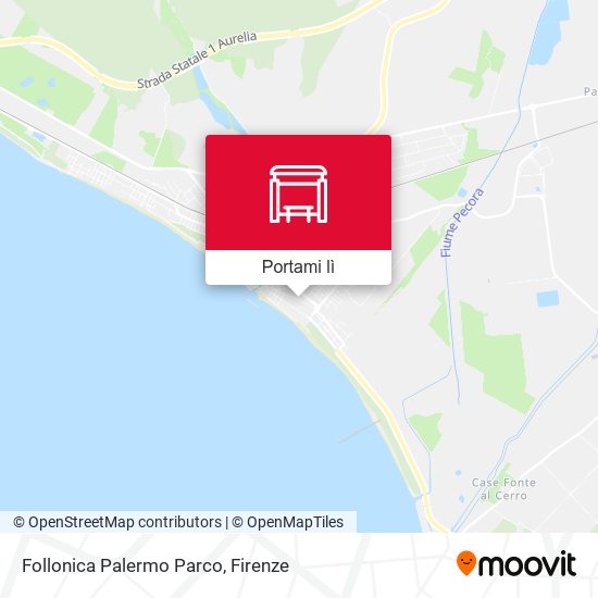 Mappa Follonica Palermo Parco
