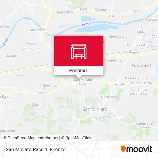 Mappa San Miniato Pace 1