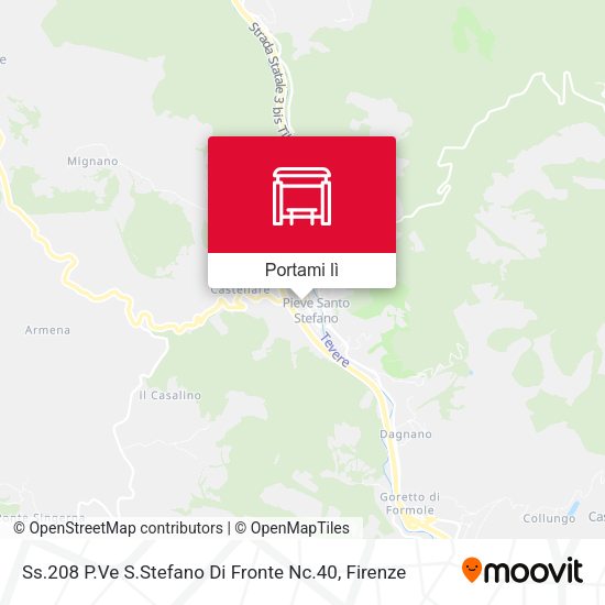 Mappa Ss.208 P.Ve S.Stefano Di Fronte Nc.40