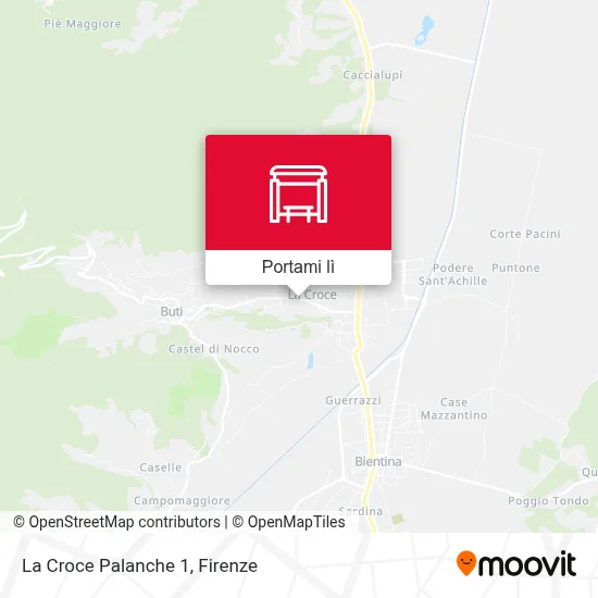 Mappa La Croce Palanche 1
