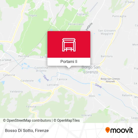 Mappa Bosso Di Sotto