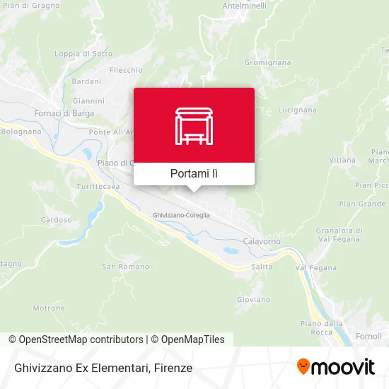 Mappa Ghivizzano Ex Elementari