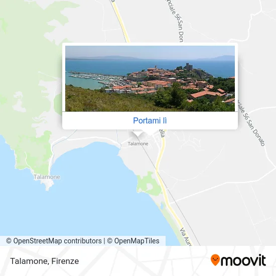 Mappa Talamone