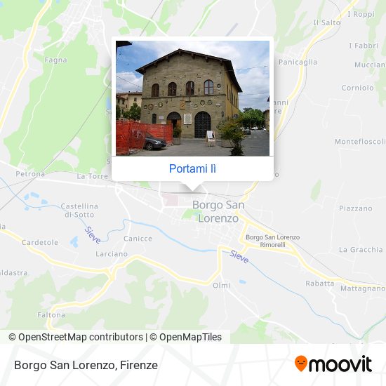 Mappa Borgo San Lorenzo