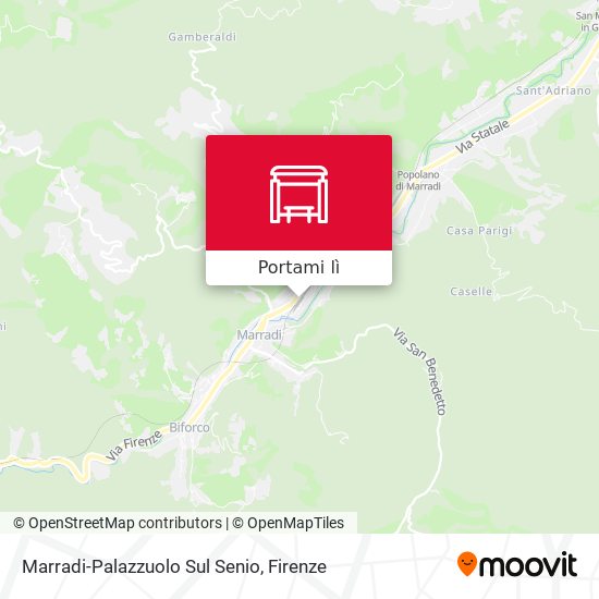 Mappa Marradi-Palazzuolo Sul Senio