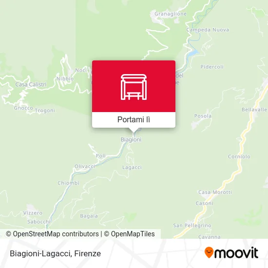 Mappa Biagioni-Lagacci