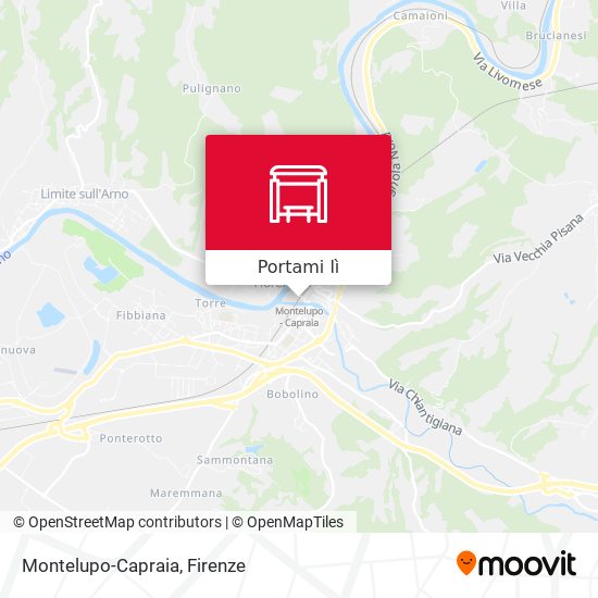 Mappa Montelupo-Capraia