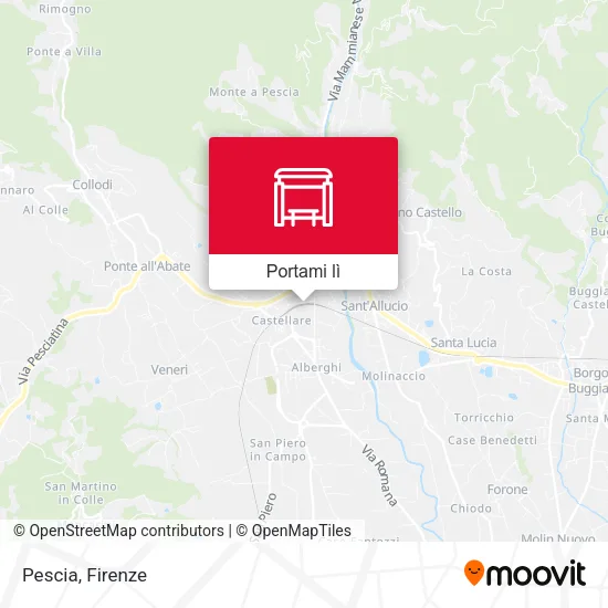 Mappa Pescia