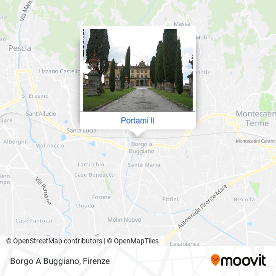 Mappa Borgo A Buggiano