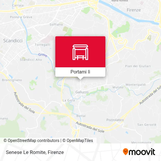 Mappa Senese Le Romite