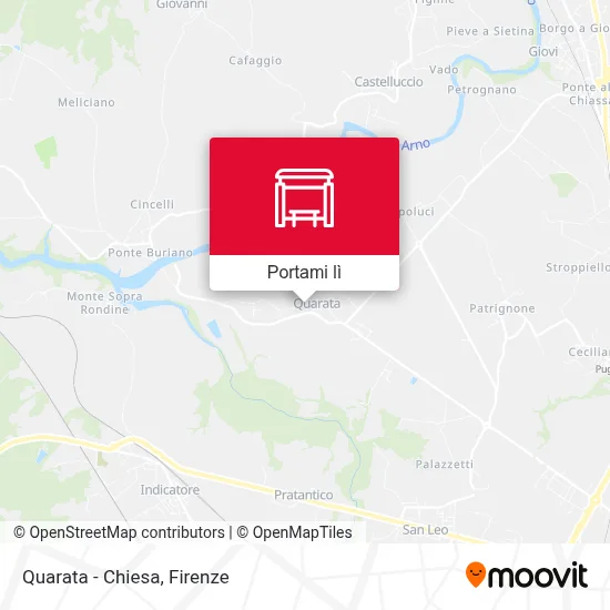 Mappa Quarata - Chiesa