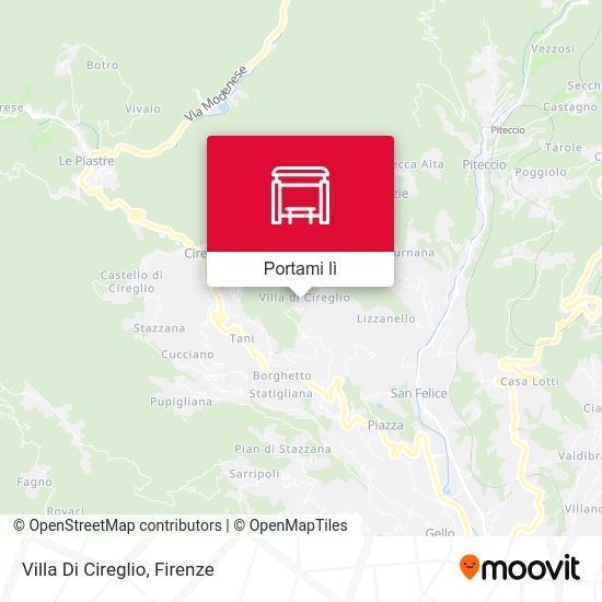 Mappa Villa Di Cireglio
