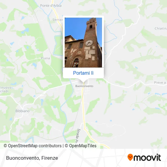 Mappa Buonconvento