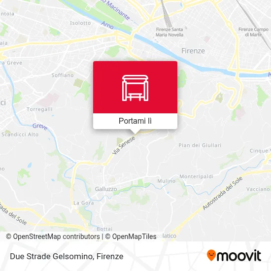 Mappa Due Strade Gelsomino