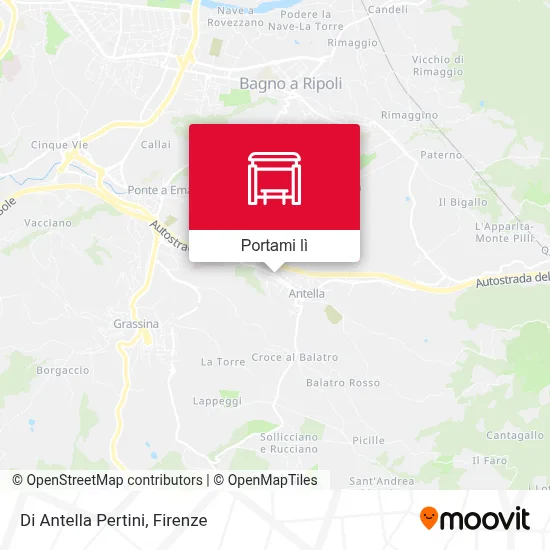 Mappa Di Antella Pertini