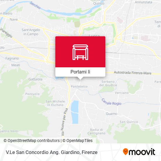 Mappa V.Le San Concordio Ang. Giardino