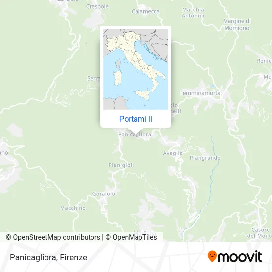 Mappa Panicagliora