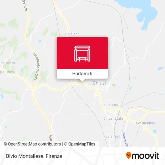Mappa Bivio Montallese