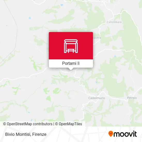 Mappa Bivio Montisi
