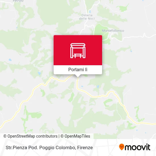Mappa Str.Pienza Pod. Poggio Colombo