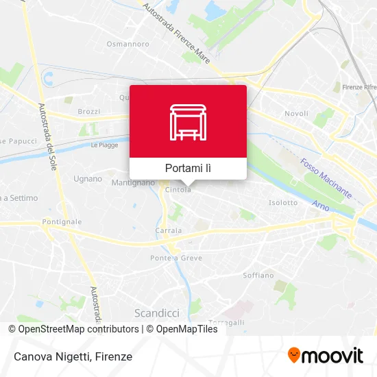 Mappa Canova Nigetti