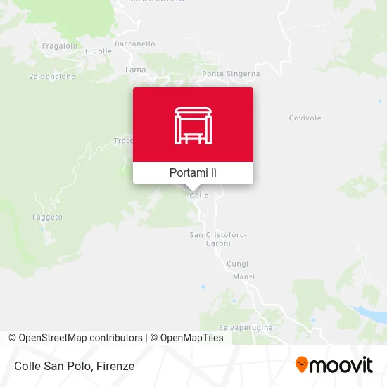 Mappa Colle San Polo
