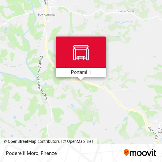 Mappa Podere Il Moro