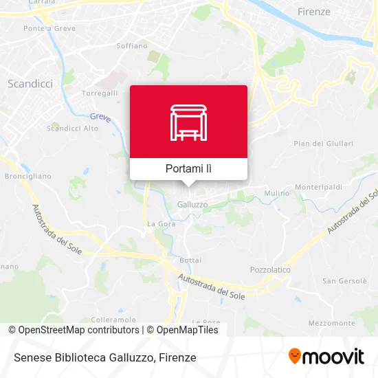 Mappa Senese Biblioteca Galluzzo