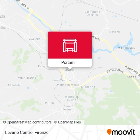 Mappa Levane Centro