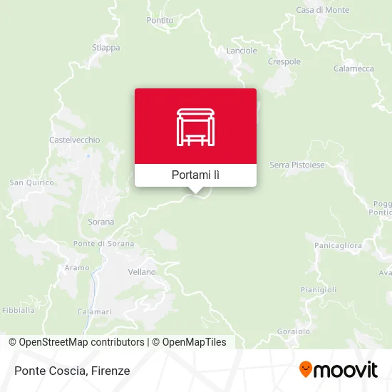 Mappa Ponte Coscia