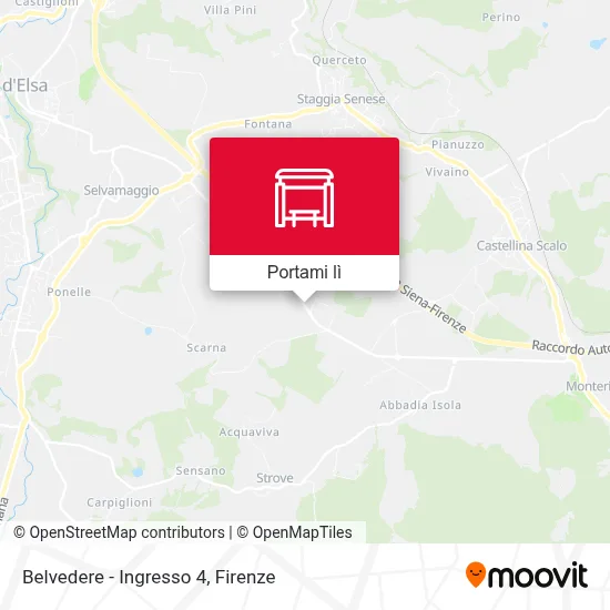 Mappa Belvedere - Ingresso 4