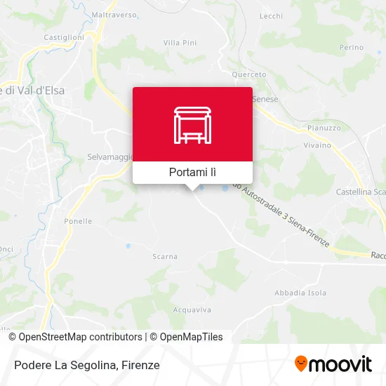Mappa Podere La Segolina
