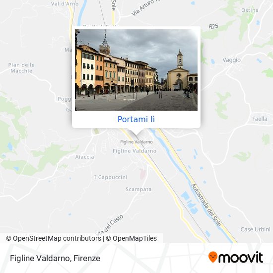 Mappa Figline Valdarno