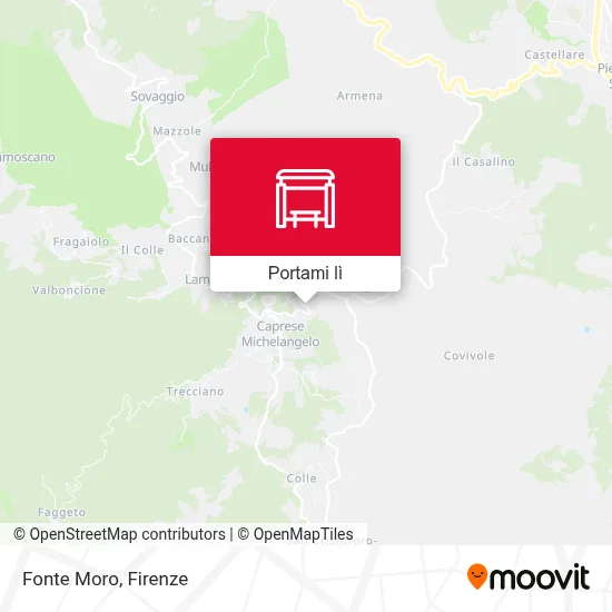 Mappa Fonte Moro