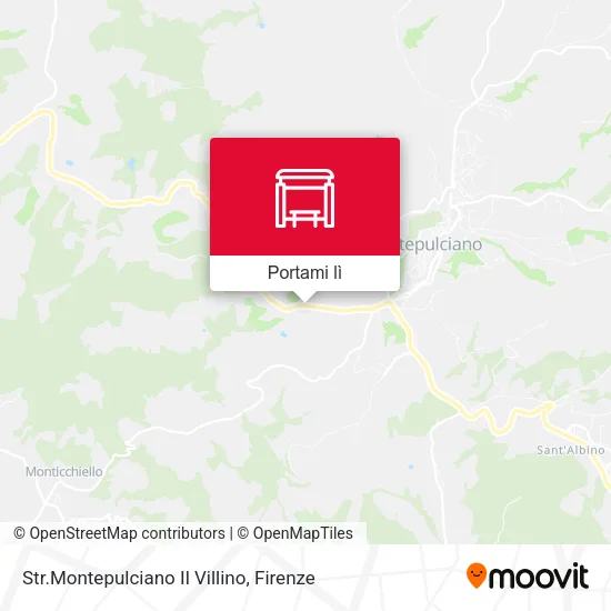 Mappa Str.Montepulciano Il Villino