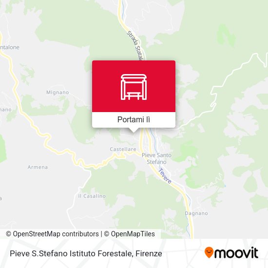 Mappa Pieve S.Stefano Istituto Forestale