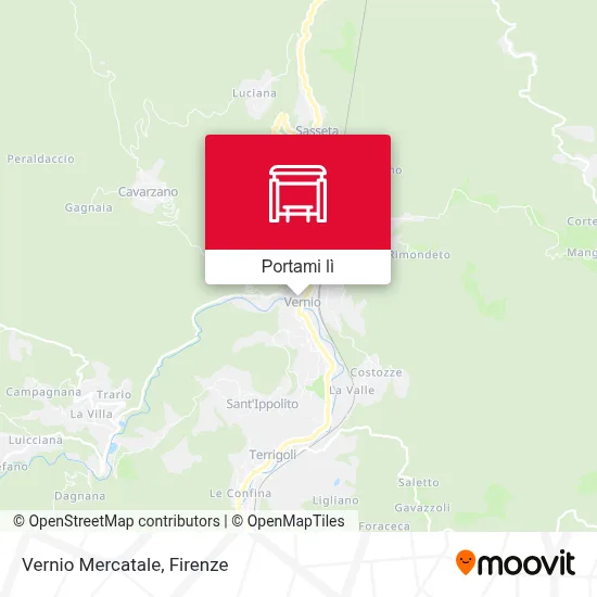 Mappa Vernio Mercatale