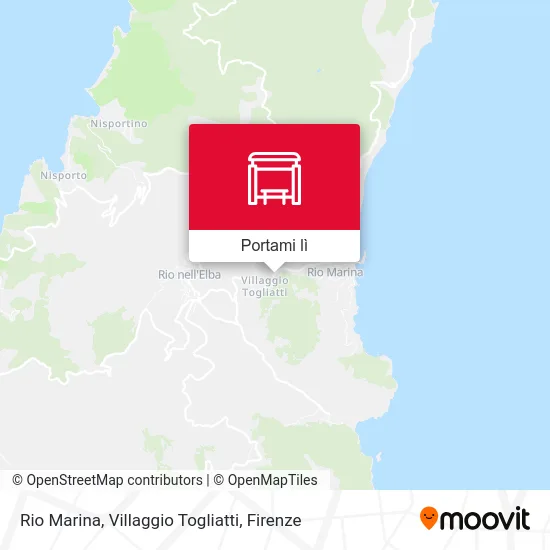 Mappa Rio Marina,  Villaggio Togliatti