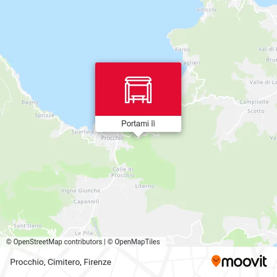 Mappa Procchio, Cimitero