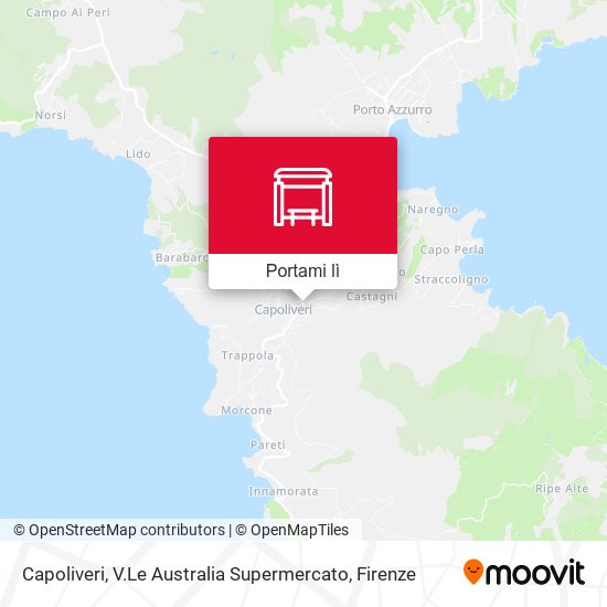 Mappa Capoliveri, V.Le Australia Supermercato