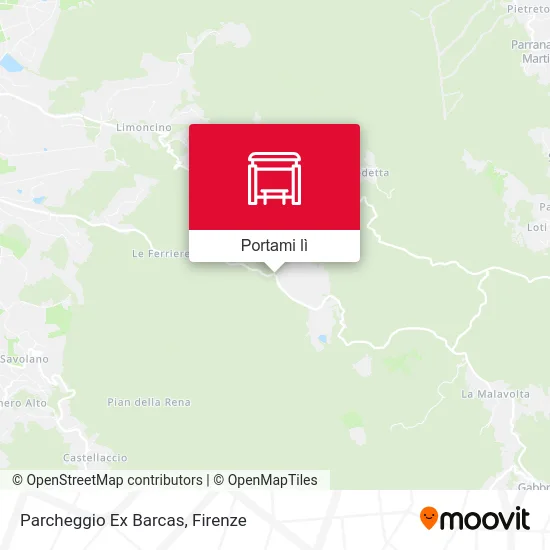 Mappa Parcheggio Ex Barcas
