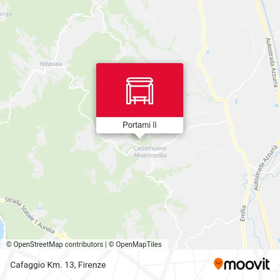 Mappa Cafaggio Km. 13