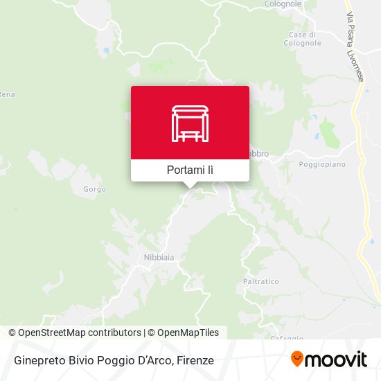 Mappa Ginepreto Bivio Poggio D’Arco