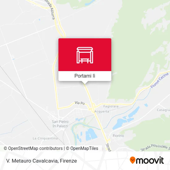 Mappa V. Metauro Cavalcavia