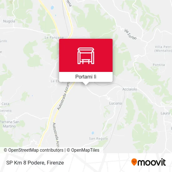 Mappa SP Km 8 Podere
